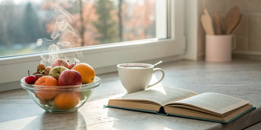 A healthy breakfast with the best vitamins from fruit to help with brain fog and memory.